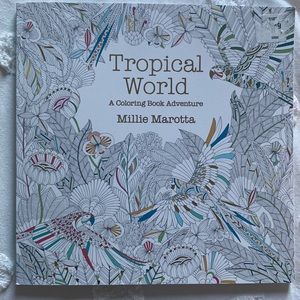Tropical World Coloring Book